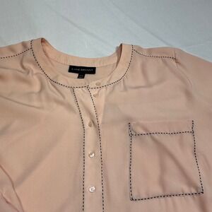 Lane Bryant Blouse Top Tunic Button Front Long Sleeve Plus Size‎ 18/20